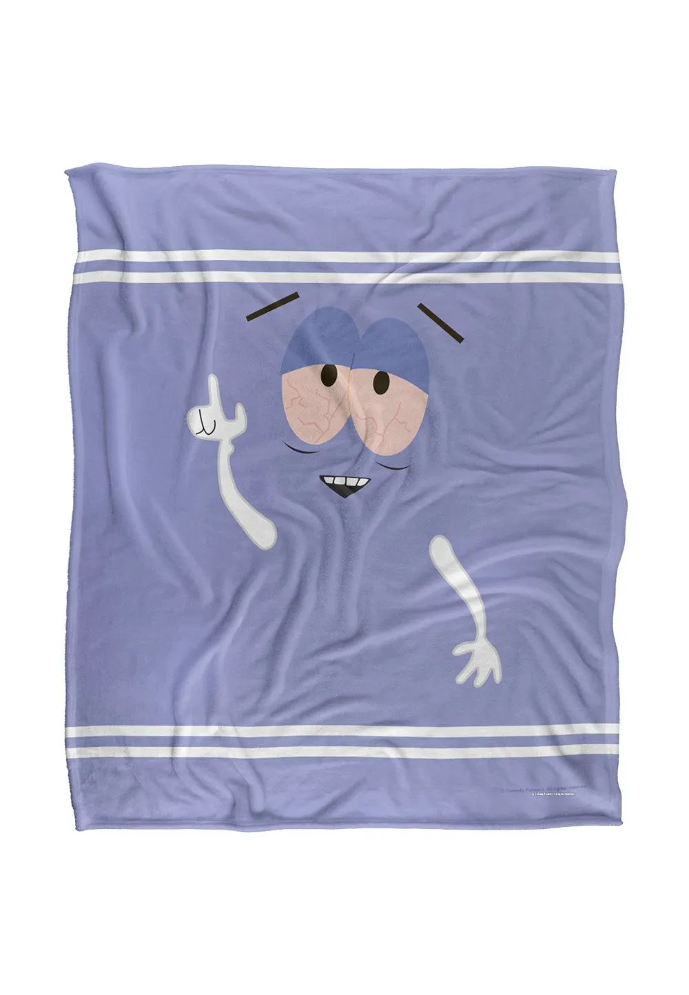 South Park Towelie Silky Touch Super Soft Throw Blanket 152 X 127 cm in White