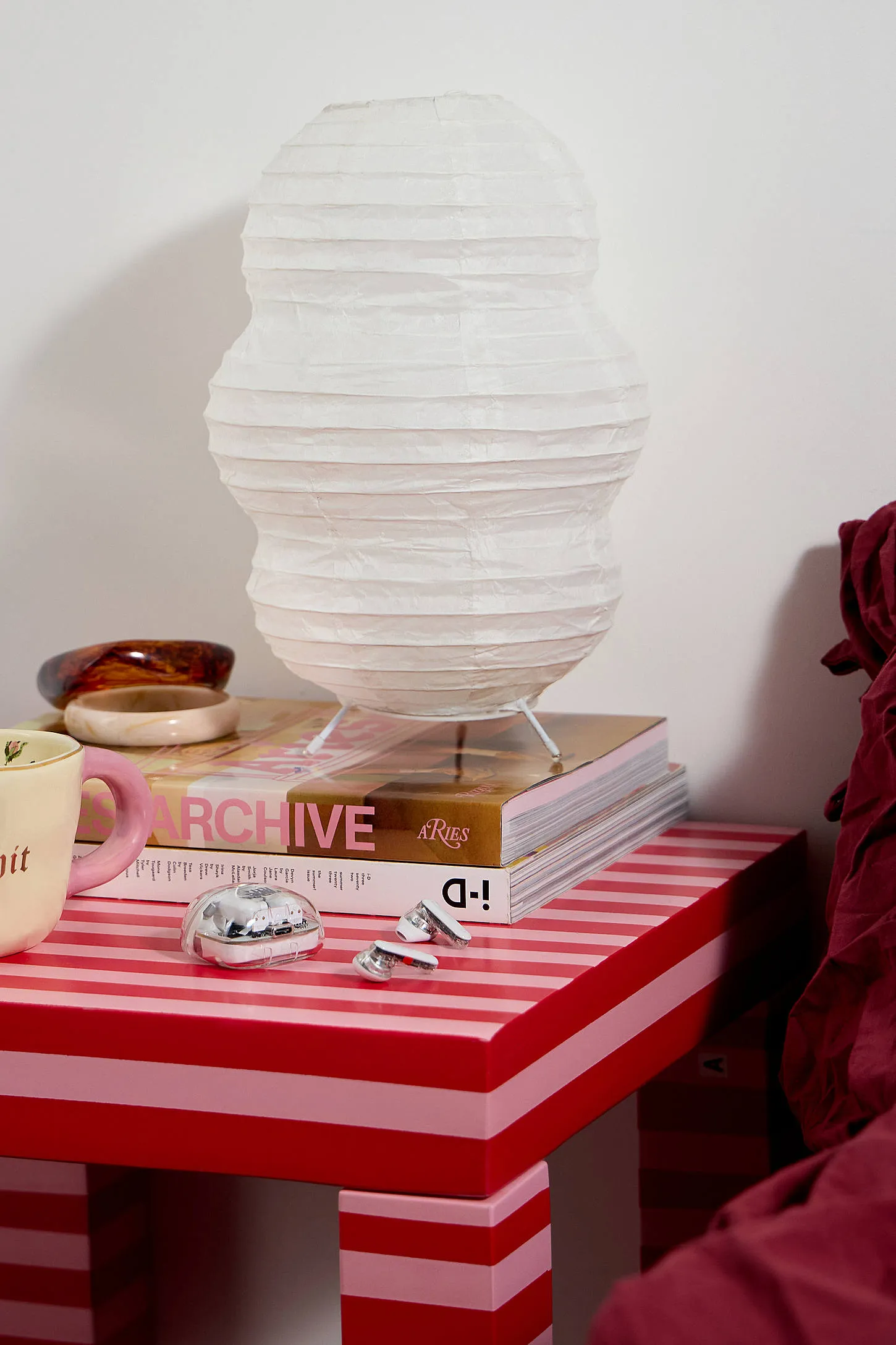 Neiko Paper Table Lamp - White