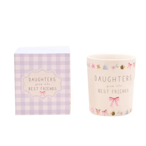 Love Life Daughters Lychee & Raspberry Ceramic Candle 2