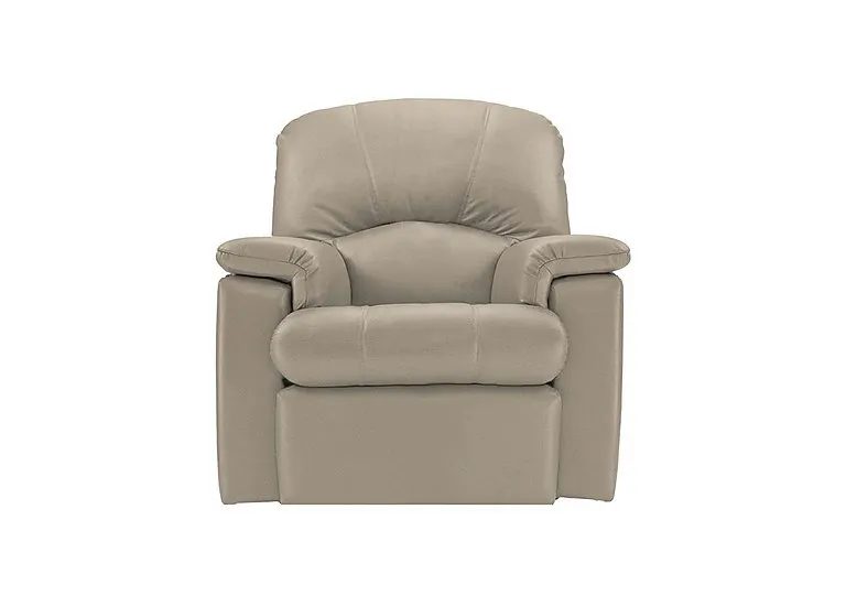 Chloe Leather Armchair - Oxford Mushroom