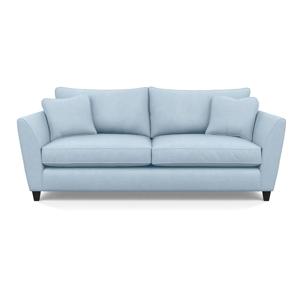 Heal's Torino 4 Seater Sofa Capelo Linen-Cotton Sea Shanty BLACK FEET 1