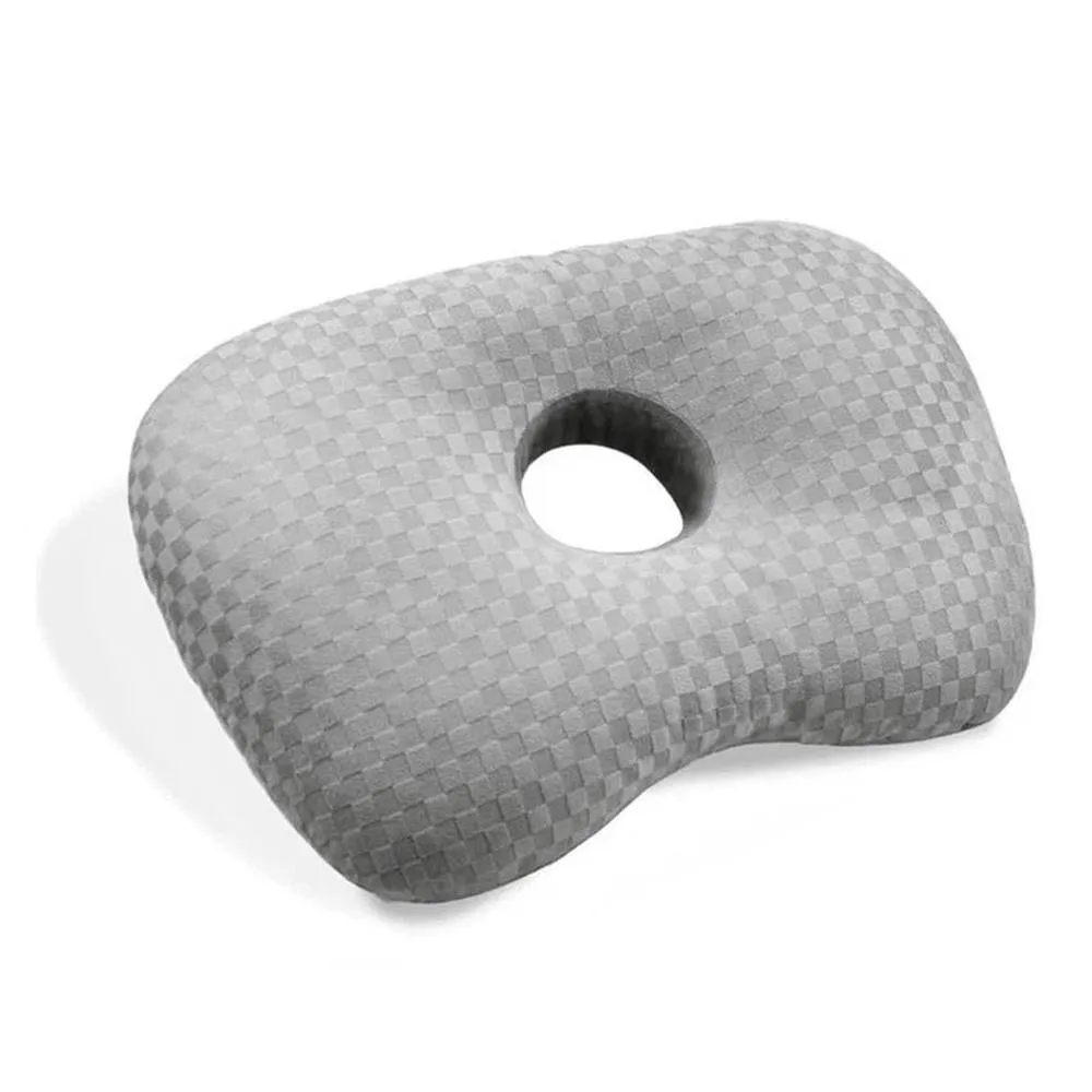 Kelvenix grey Pillow with Ear Hole for Ear Pain Relief