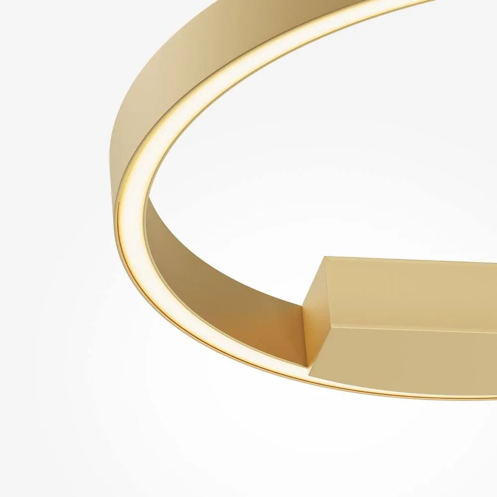 Netlighting Rim LED Wall Lamp Brass 3000 4000K Dimmable in Gold 2