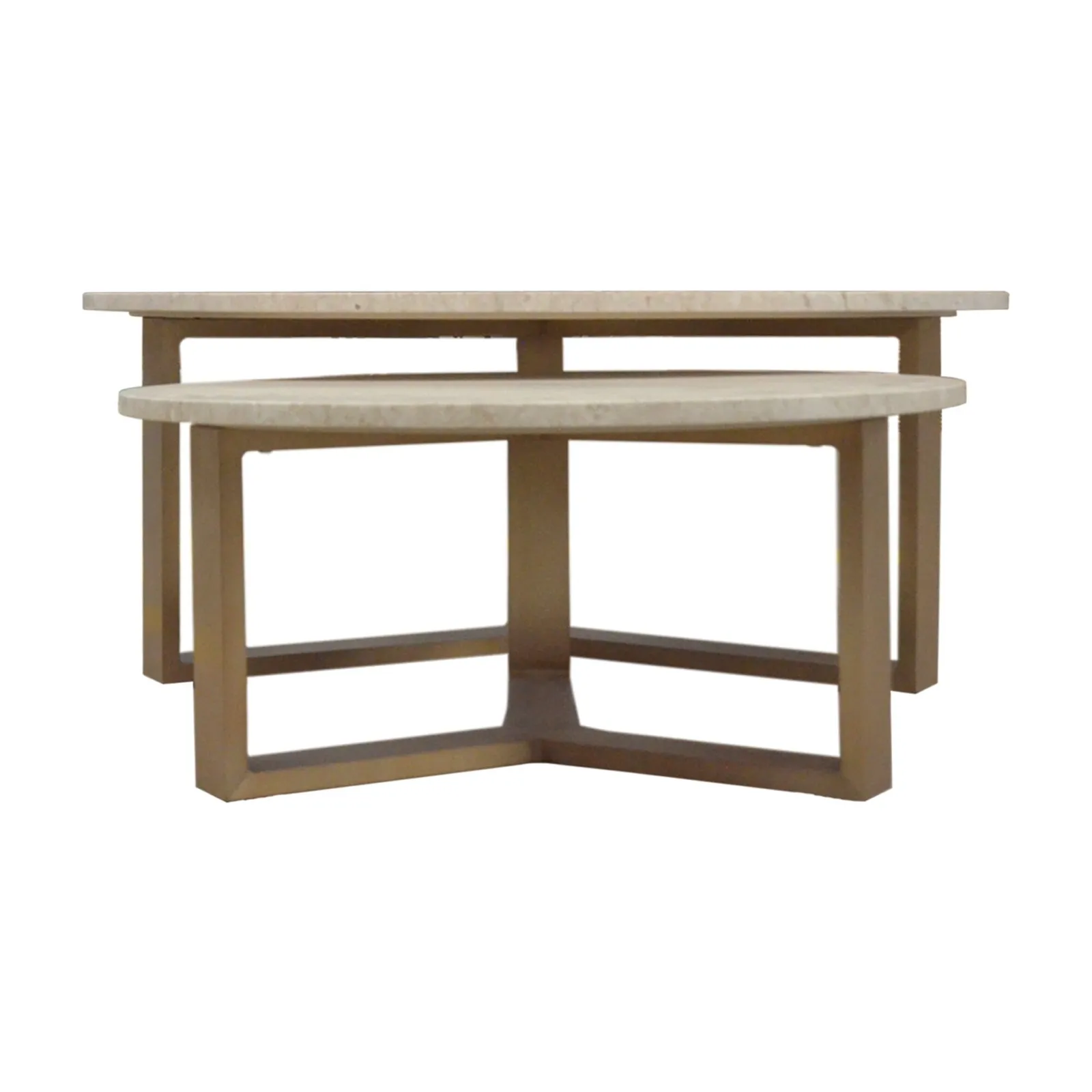 Besson Coffee Table Set, Round Marble | Barker & Stonehouse 6