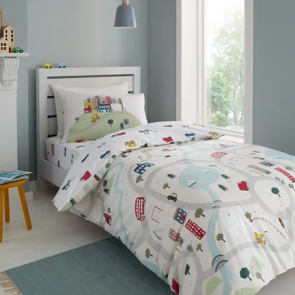 Bianca Transport 100% Cotton Duvet Cover & Pillowcase Set