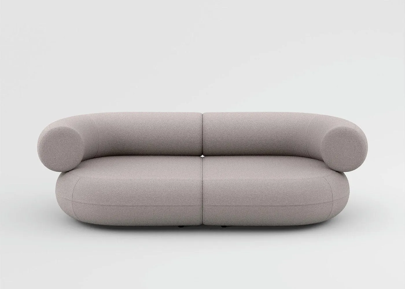 Tom Dixon Fat 2 seater Sofa in Boucle fabric natural 01 1