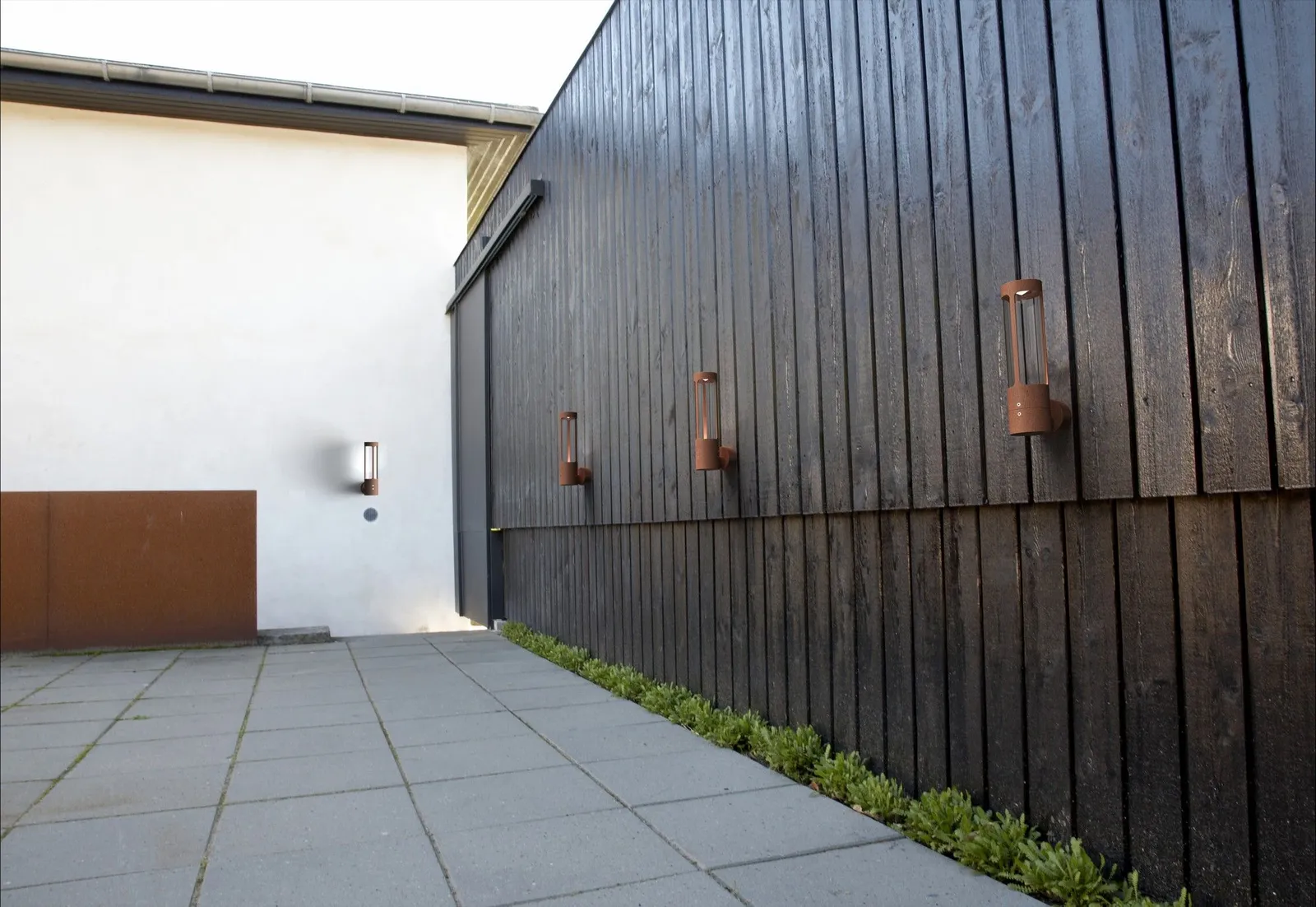 Nordlux Helix Outdoor Wall Light Corten Corten Garden GU10 IP44 Mains in Brown 4