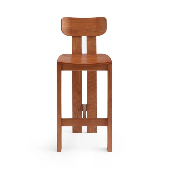 Cairo Counter Height Bar Stool, Stained Ash 6
