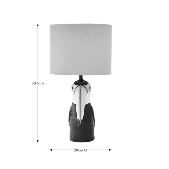 Toucan Ceramic Table Lamp 6