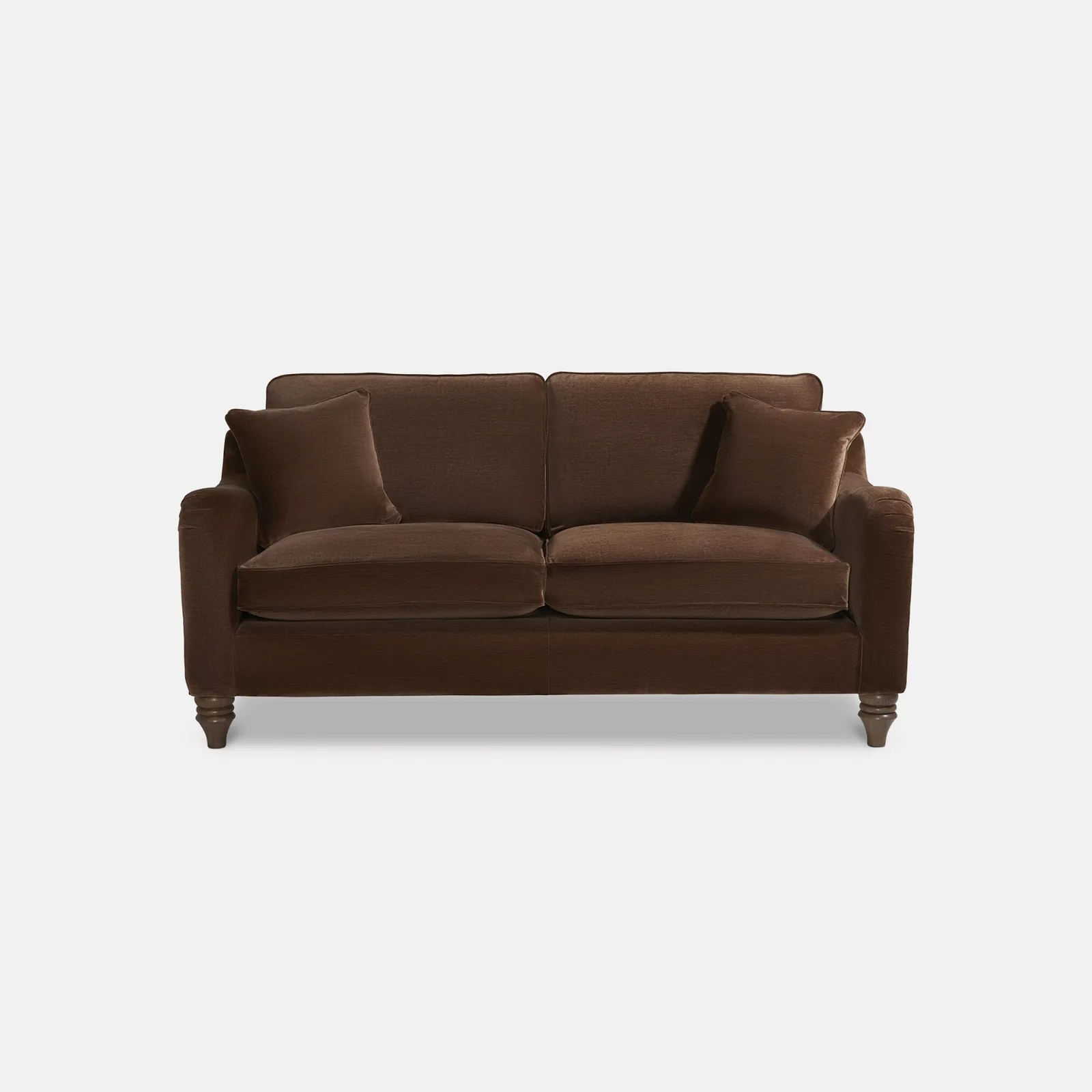 Benedict Medium Sofa, Brown Fabric | Barker & Stonehouse