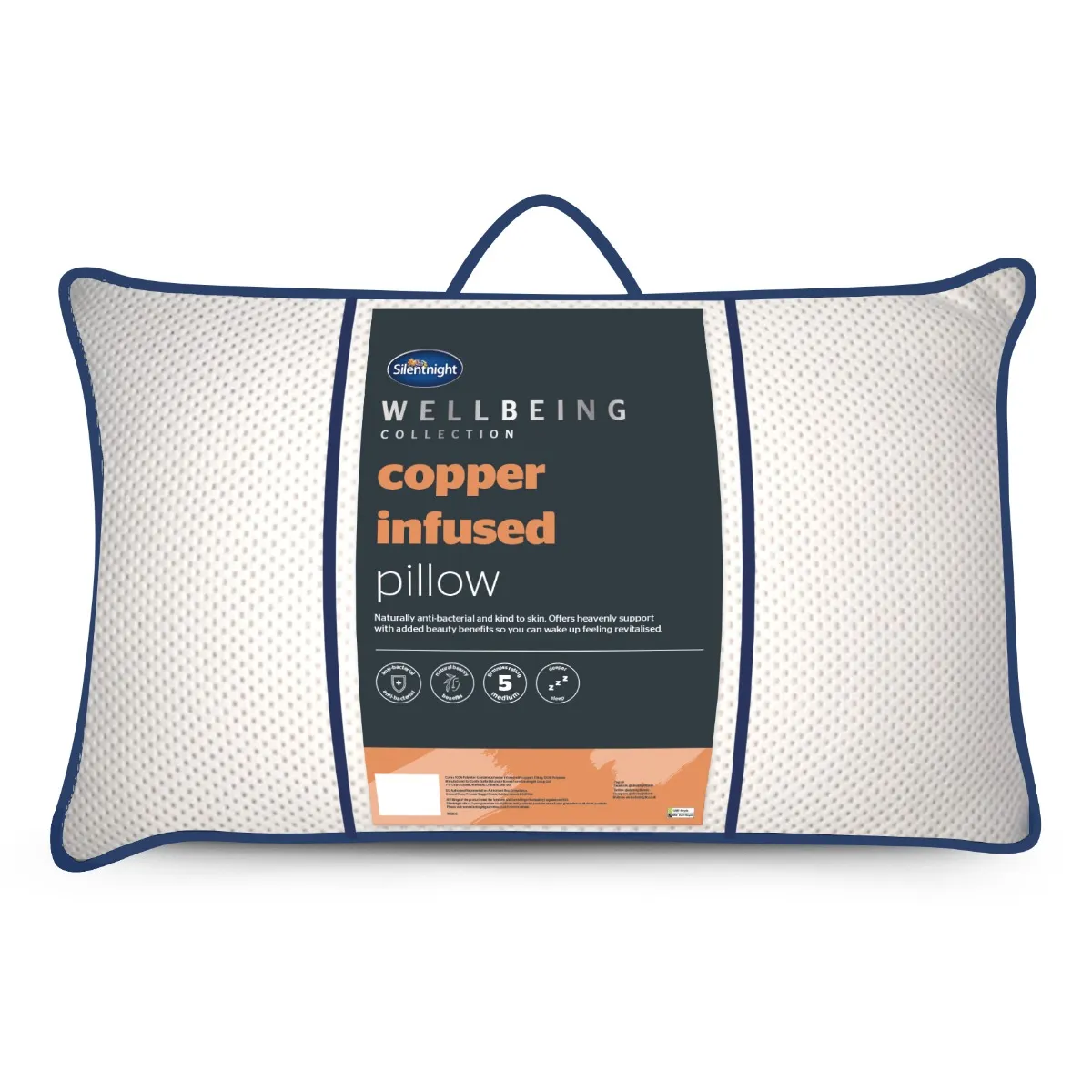 Silentnight Wellbeing Copper Pillow