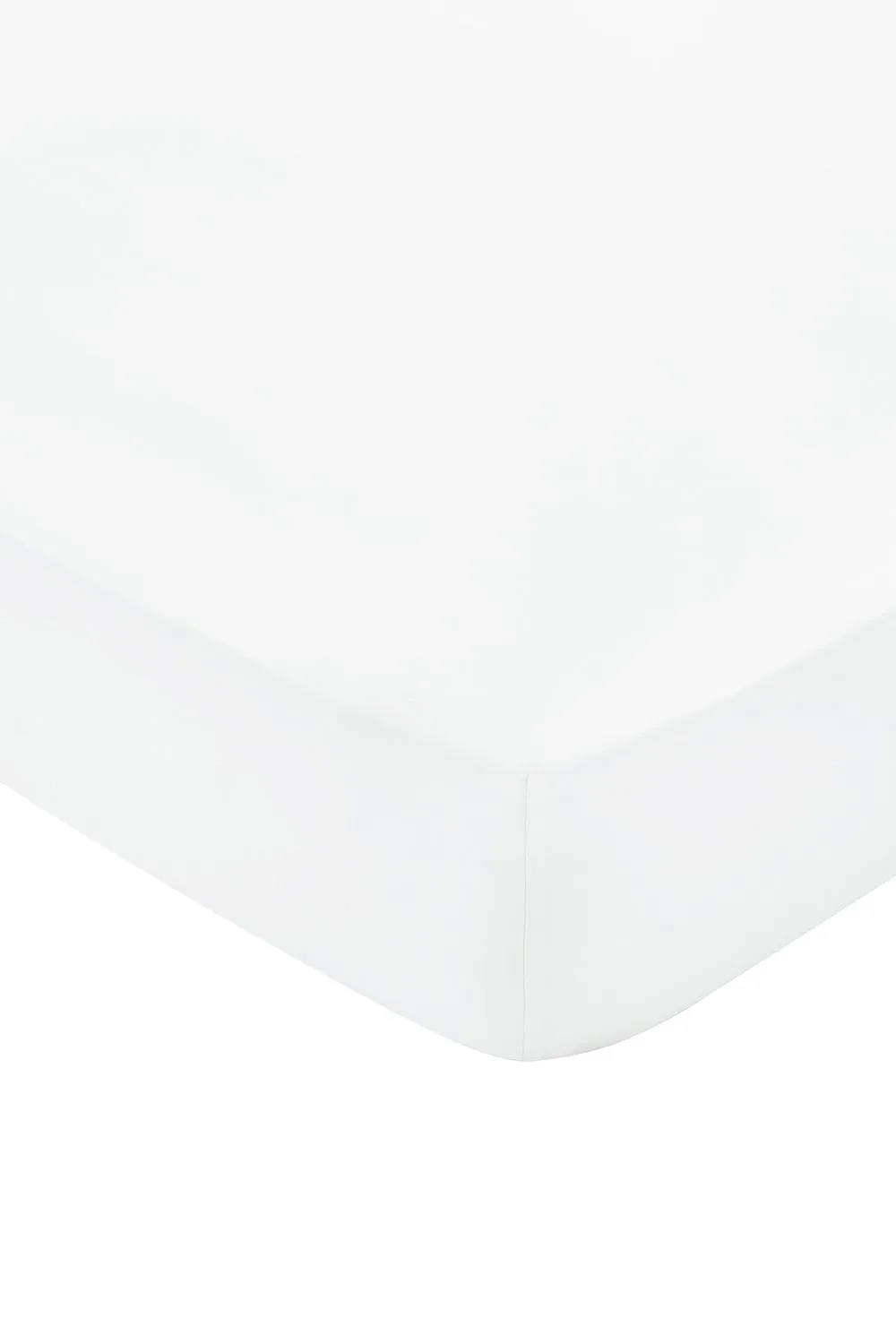 1951 'Luxury 1000 Thread Count' Egyptian Cotton Fitted Sheet in White 1