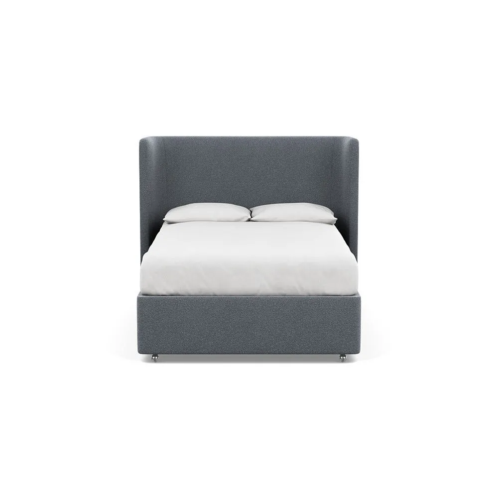 Heal's Monroe Headboard Double Boucle Steel 1