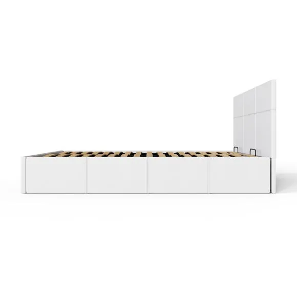 End Lift Ottoman Bed Frame, Faux Leather 6