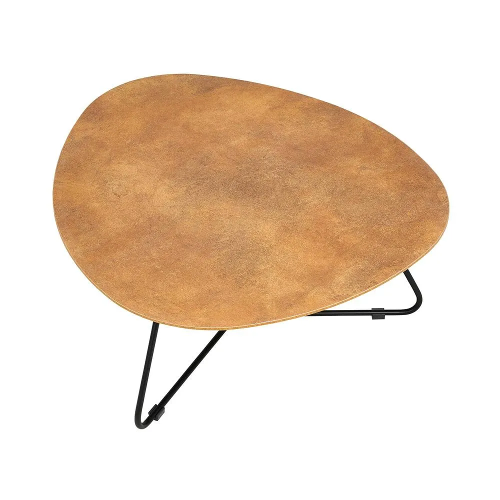 Statement Furniture Bergen Small Coffee Table in Gold 5