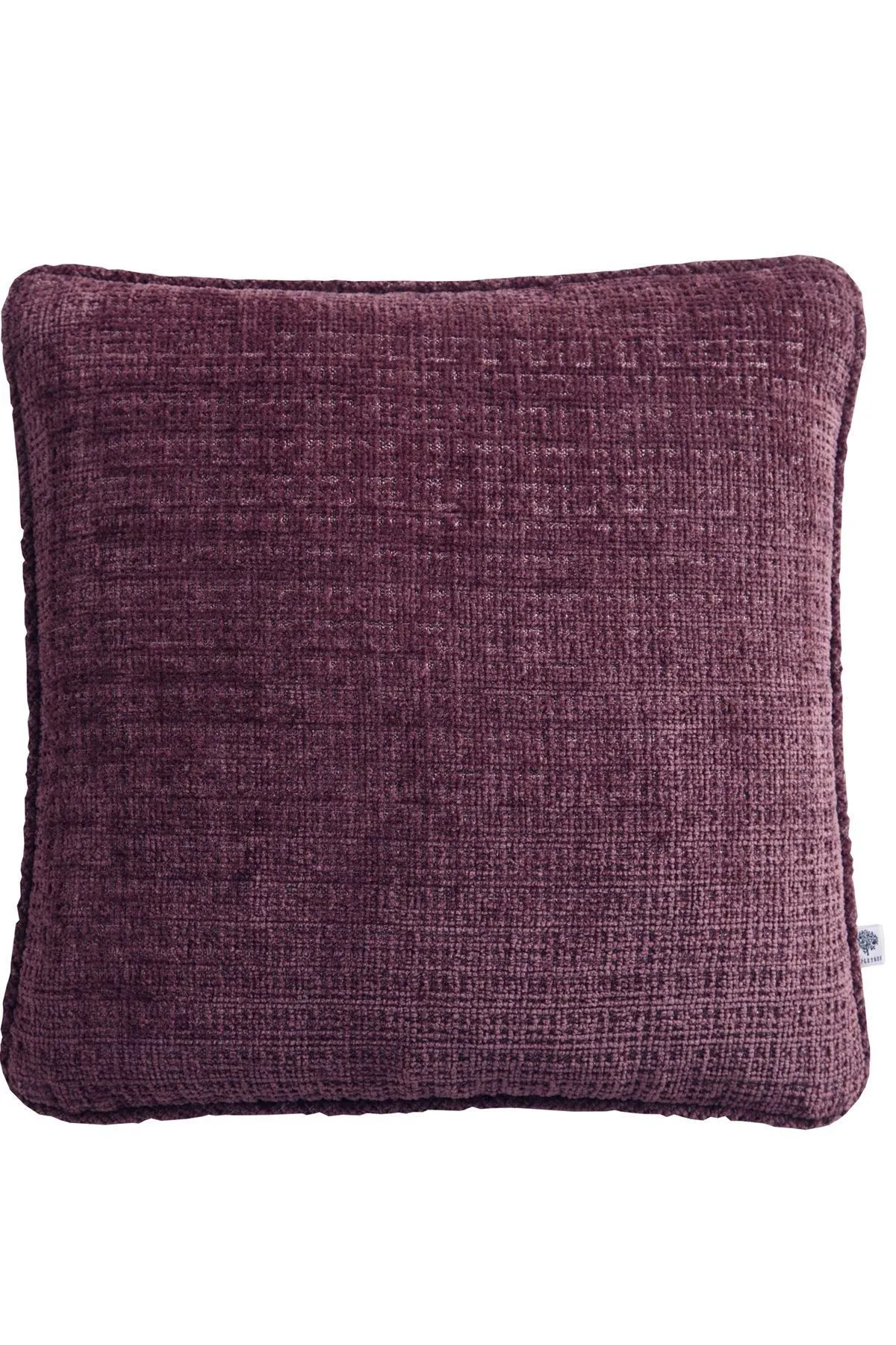Appletree 'Alba' Textured Chenille Filled Cushion in Wine 2