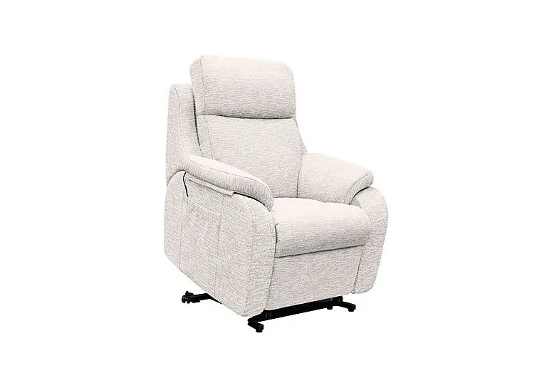 Kingsbury Small Fabric Lift and Rise Chair - Rush Cream