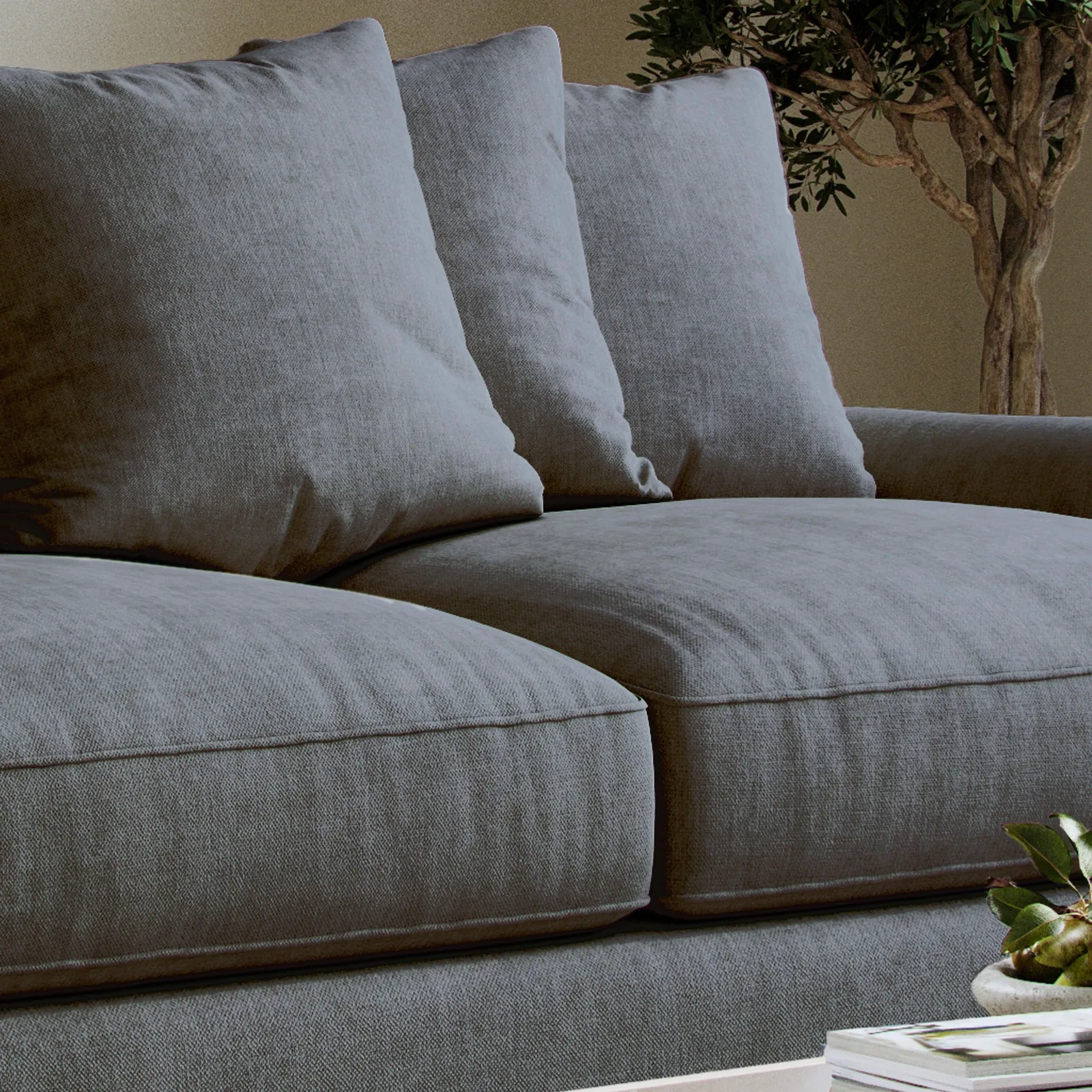 The Great Sofa Company Beatrice Sofa Bed, Slate in Dark Grey 4