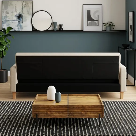 Harlow Flatweave Storage Double Sofa Bed 4