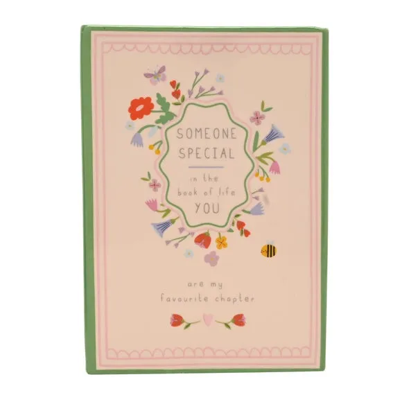 Love Life Someone Special Ceramic Book Vase 2