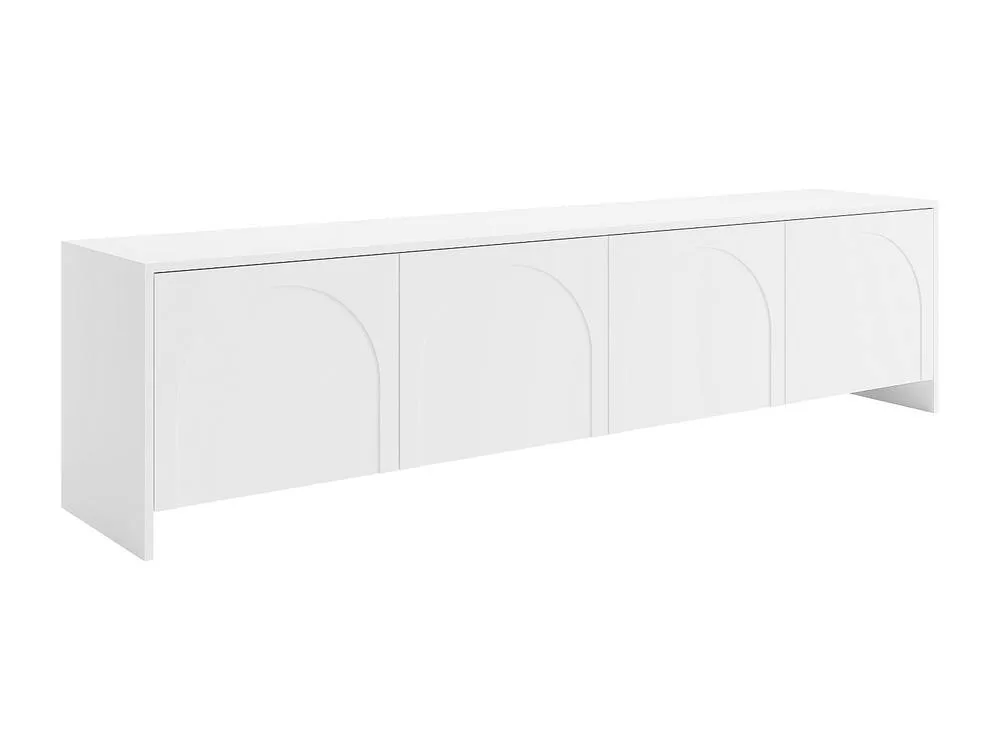 Vente-unique TV Unit With 4 Doors - White - NALYRA By Maison Céphy 5