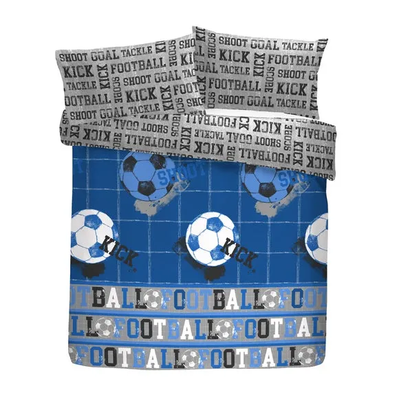Football Duvet Cover and Pillowcase Set 3