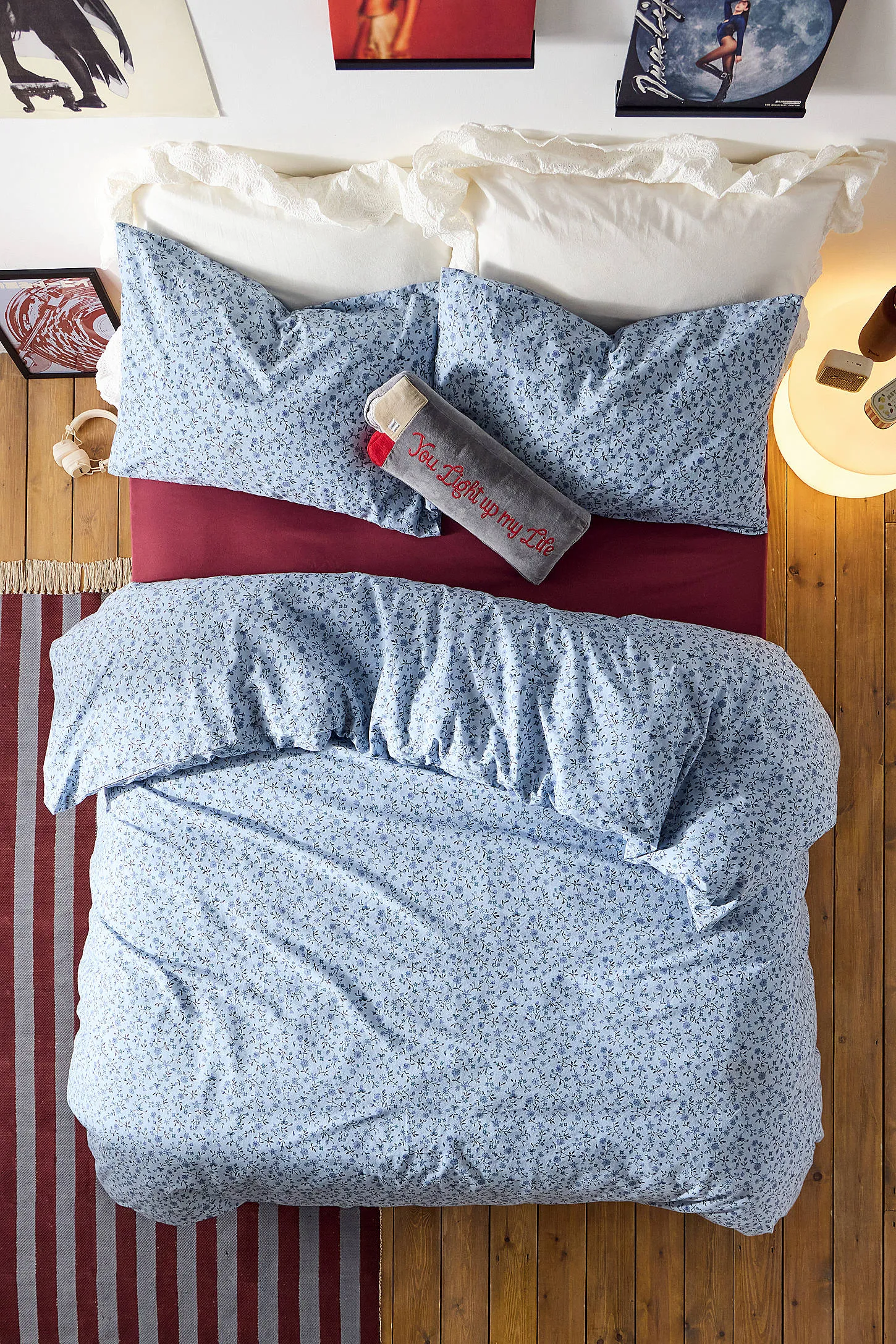 Clarissa Duvet Set - Light Blue