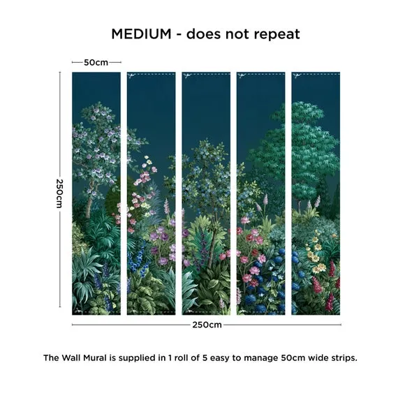 Midnight Garden Wall Mural 4