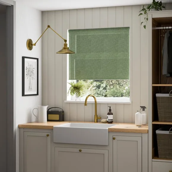 Wexford Linen Look Moisture Resistant Daylight Roller Blind 5