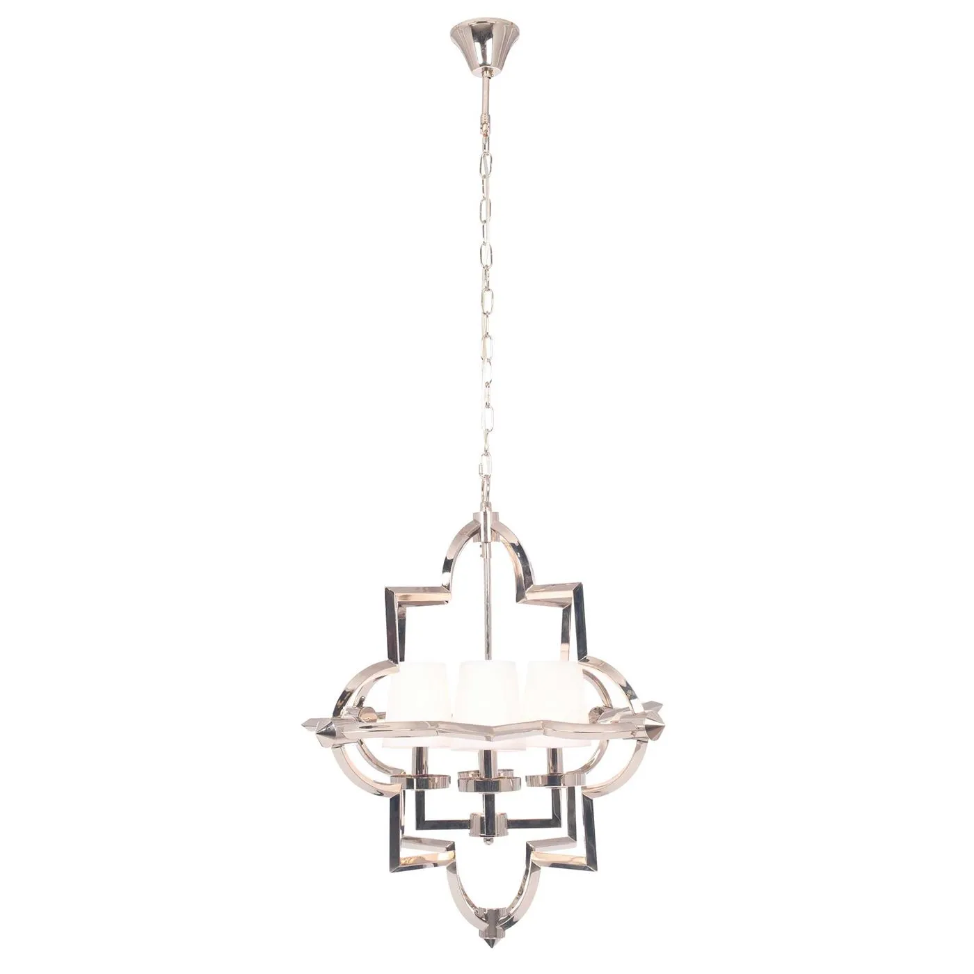 Silver 4 Shade Pendant Light Metal | Barker & Stonehouse 2