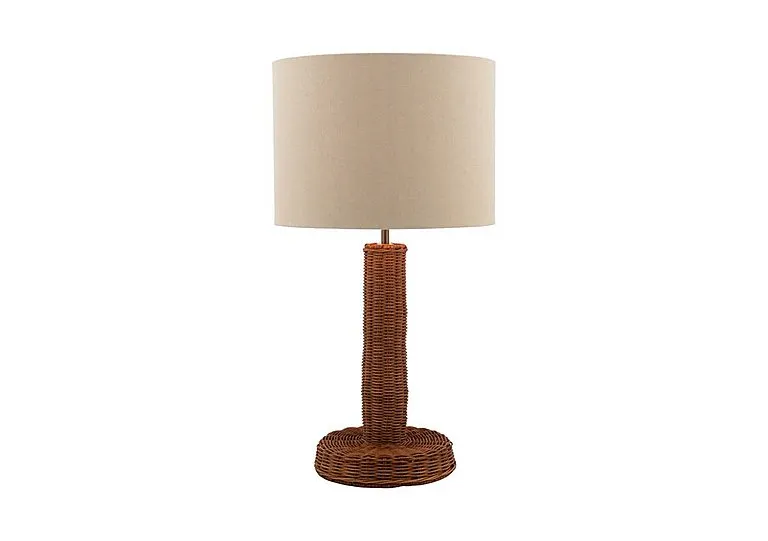 Portree Rattan Table Lamp