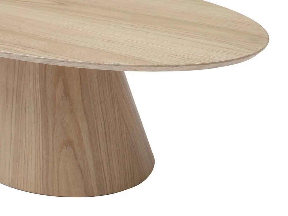 Vente-unique MDF Coffee Table - Light Natural- ANTELADA in Light Oak 6