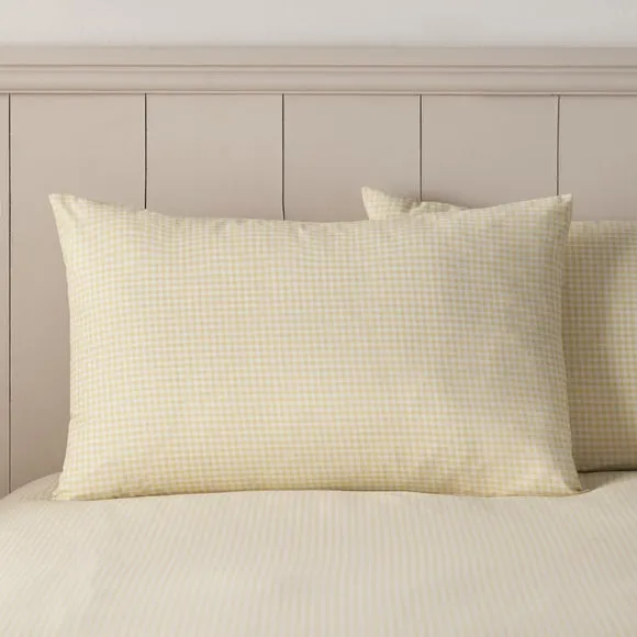 Sydney Gingham Polycotton Duvet Cover & Pillowcase Set 3