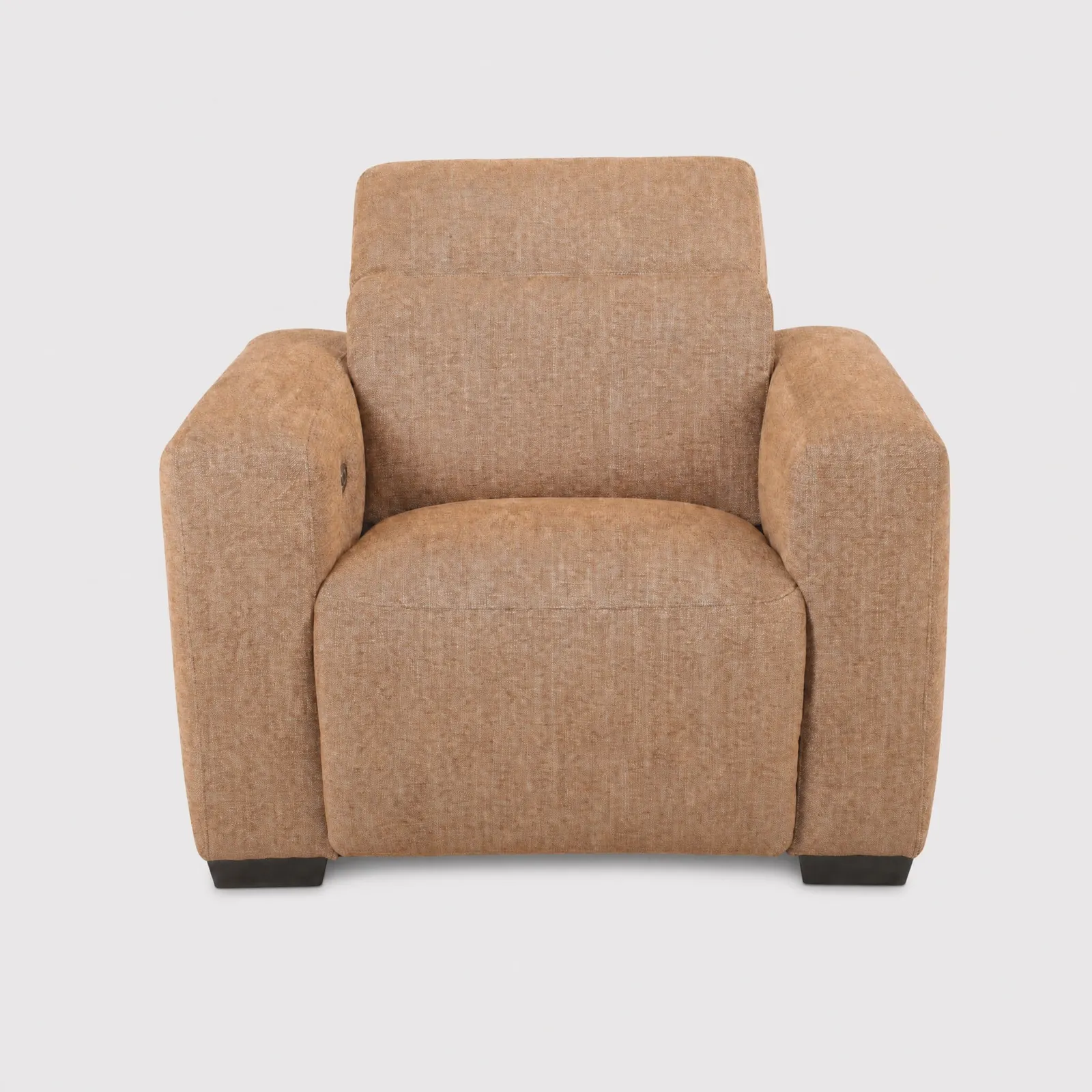 Winston Power Recliner Sofa, Orange Fabric | Barker & Stonehouse
