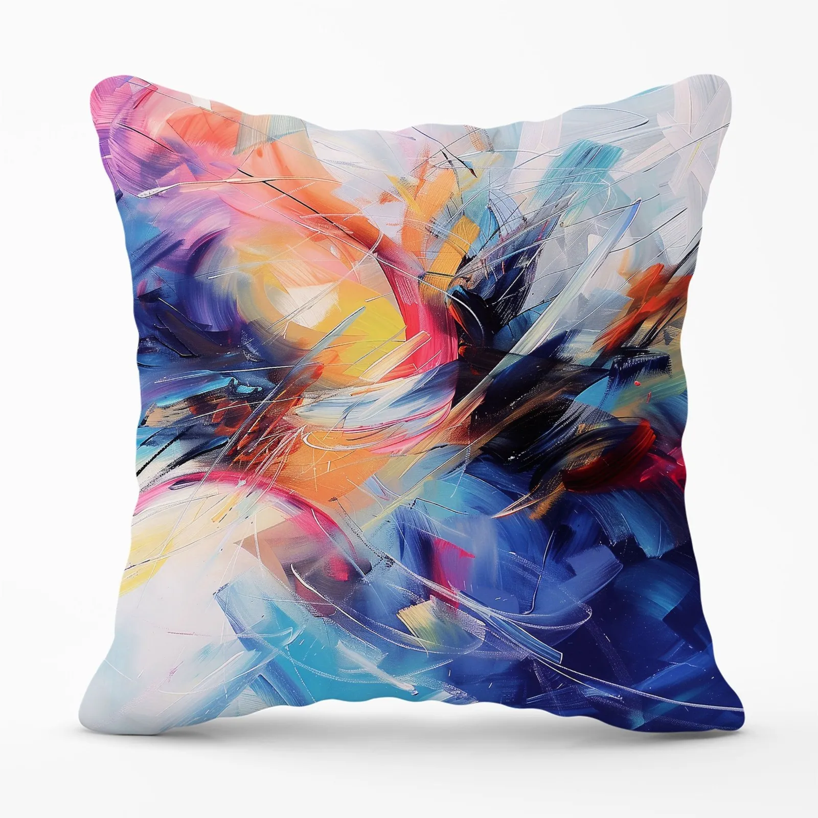 Warren Reed - Designer Serene Explosion: Calm Amidst Colours Cushions