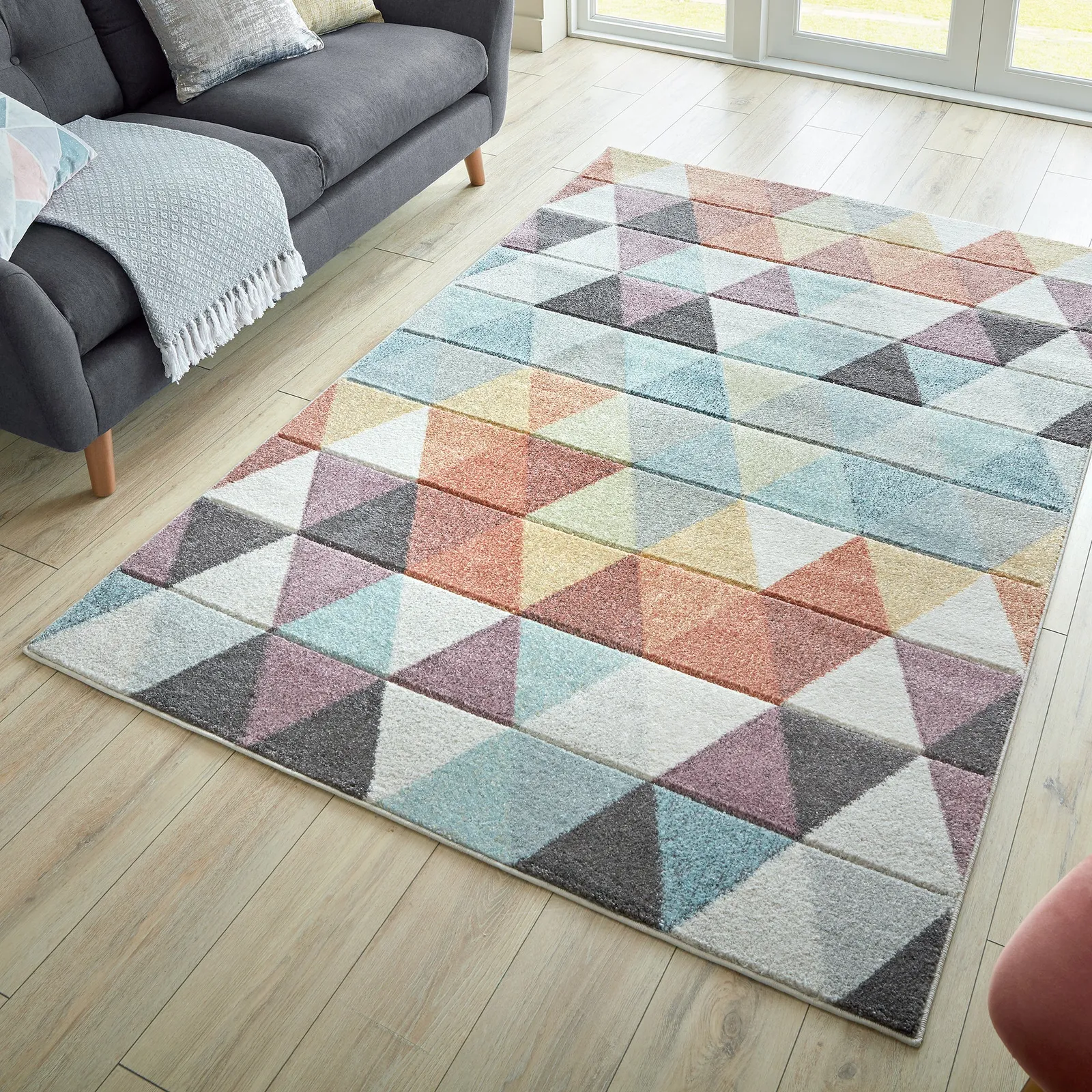 Eliza Multicoloured Rug MultiColoured