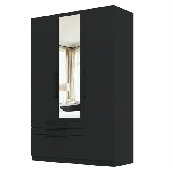Foster Triple 3 Drawer Wardrobe 5
