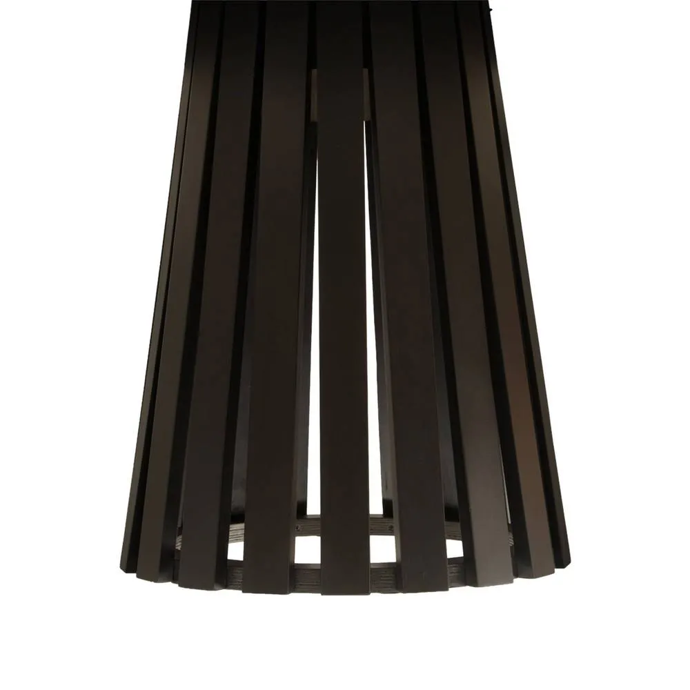 sweeek Round dining table rubberwood & oak veneer, seats 4 in Black 4