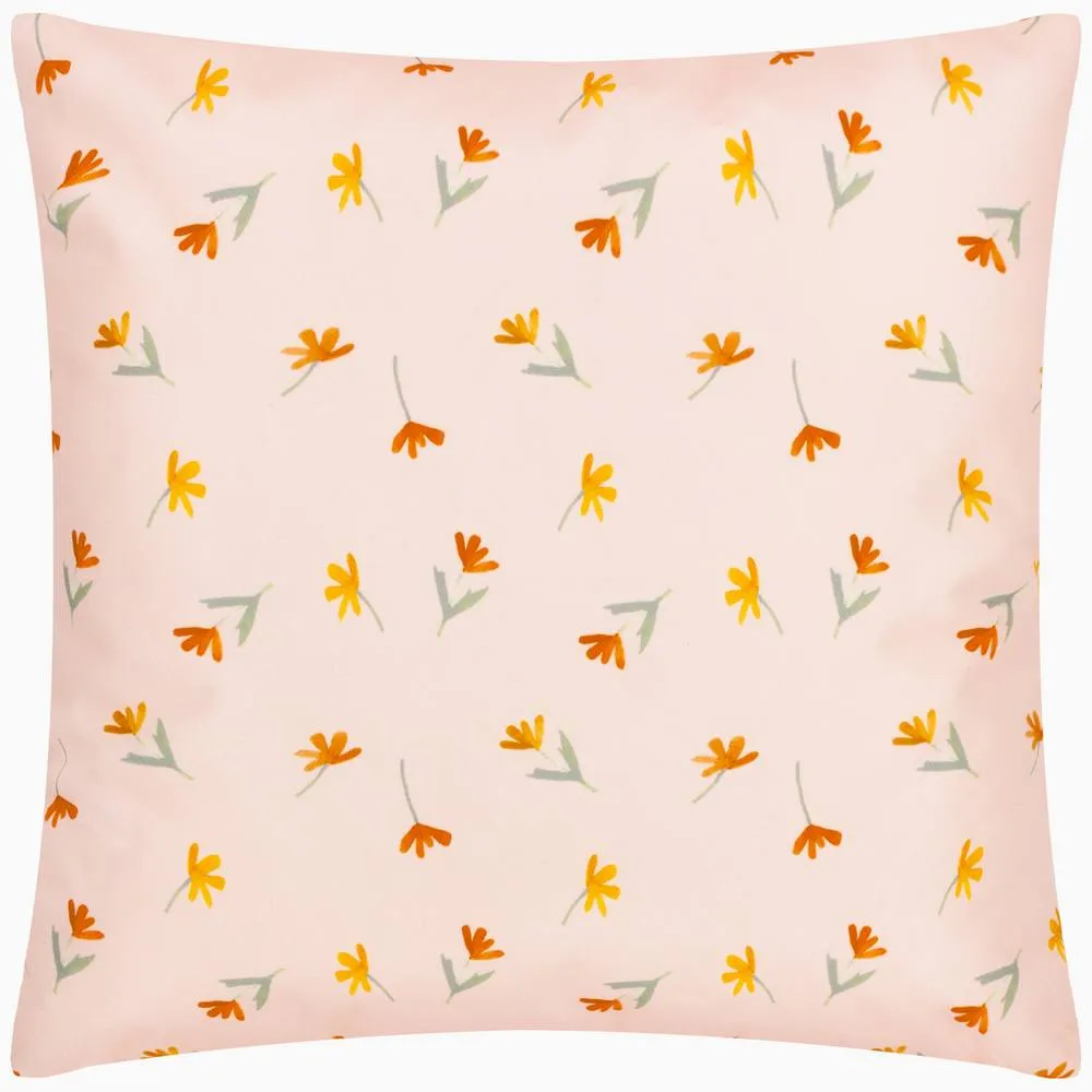 Wylder Wildflowers Country Water & UV Resistant Outdoor Cushion in Lilac 4
