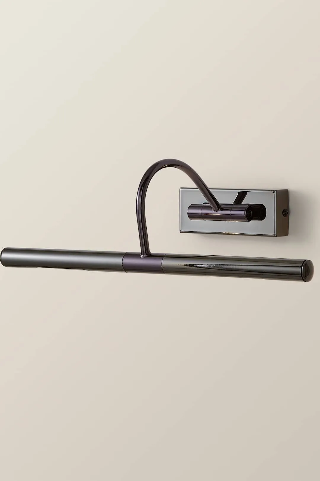 ValueLights Capri Black Chrome Adjustable Twin Bulb Picture Wired Wall Light 3