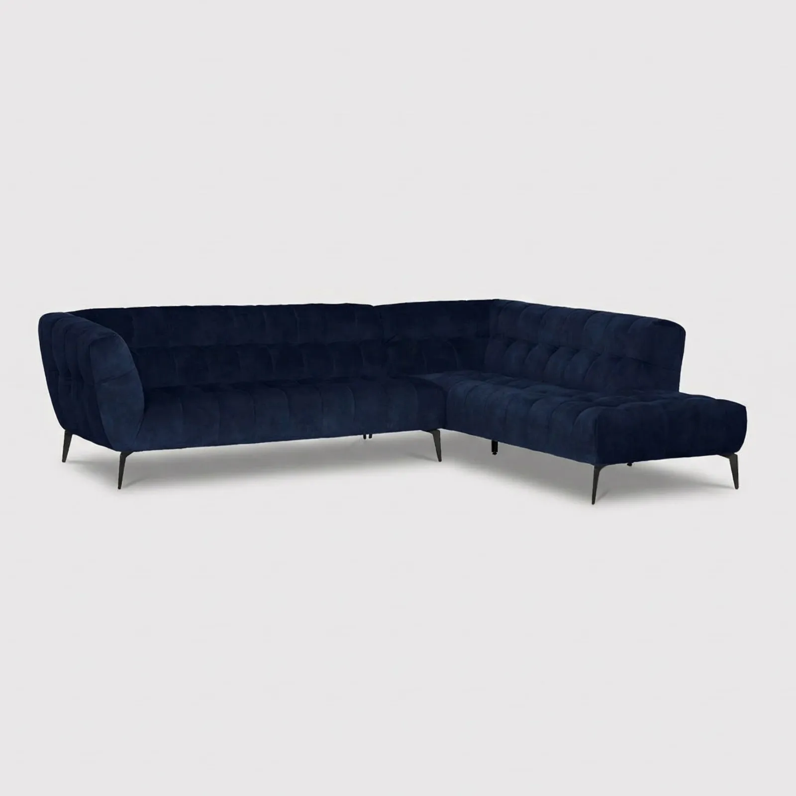 Azalea Corner Group Chaise Right Sofa, Navy | Barker & Stonehouse 1