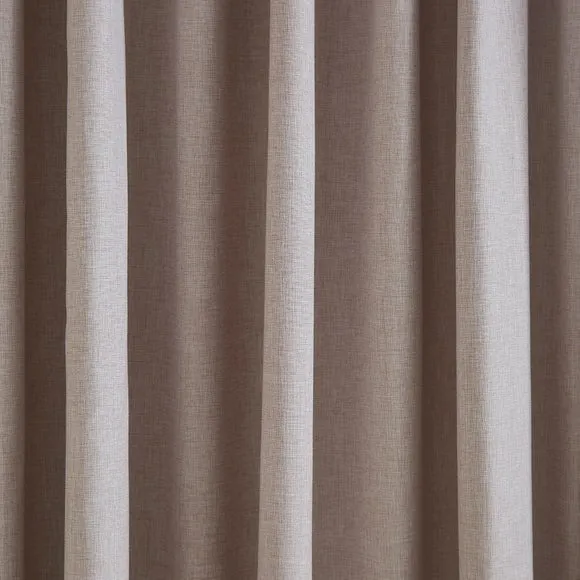Chambray Microfibre Tab Top Curtains 3