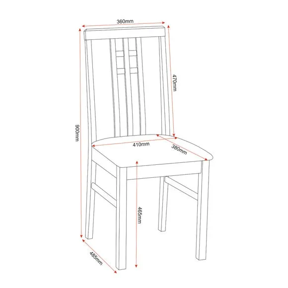 Vienna 2 Seater Square Flip Top Dining Table with 2 Chairs 5