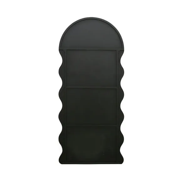 The Fluctus Dome Arch Topped Wavy Wall Mirror 3