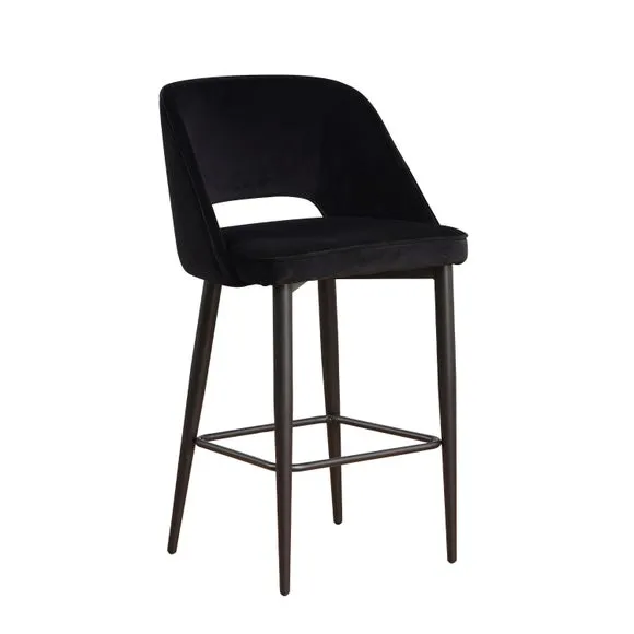 Lillia Velvet Bar Stool 3