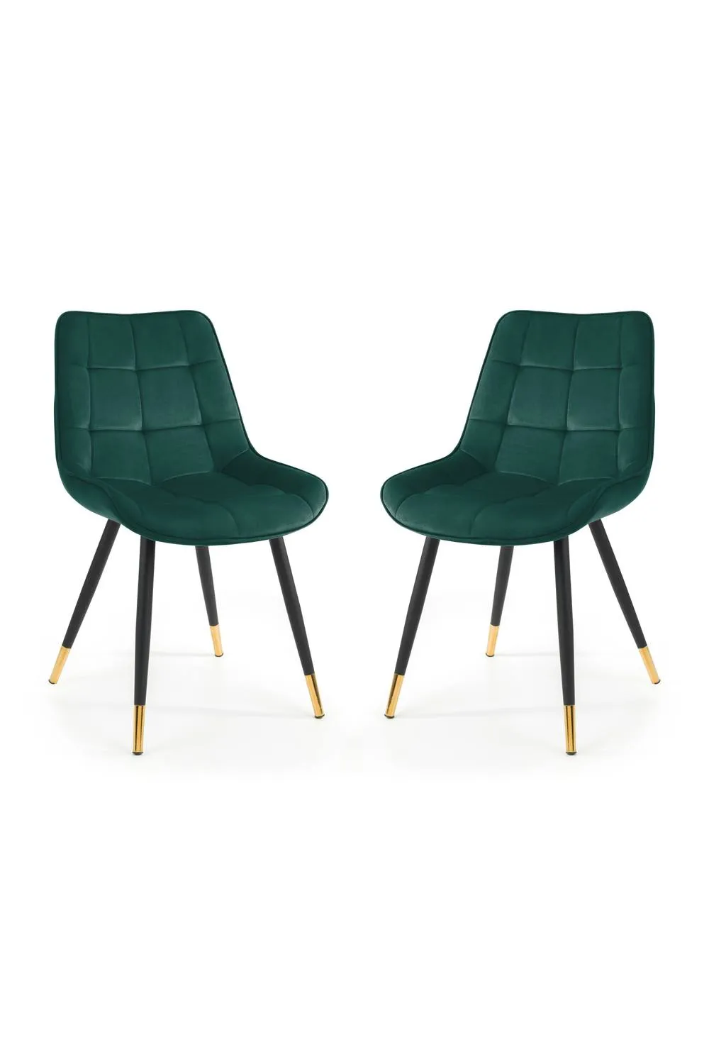 Julian Bowen Hadid Upholstered Dining Chair (Set of 2) in Green 6