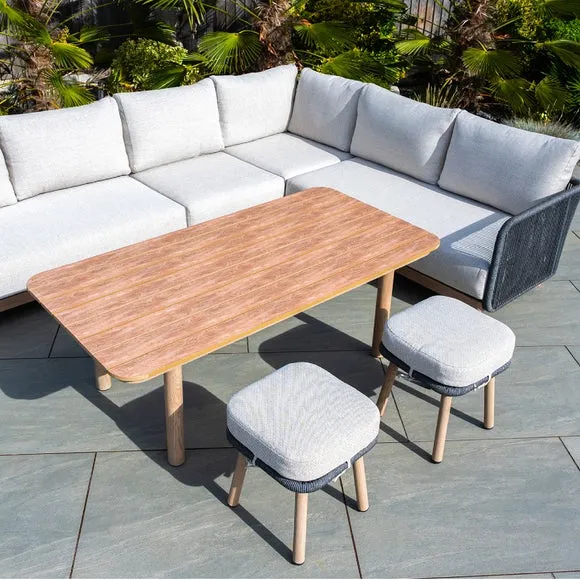 Norfolk Leisure Buxton Rope Weave 2 Seat Corner Set 2