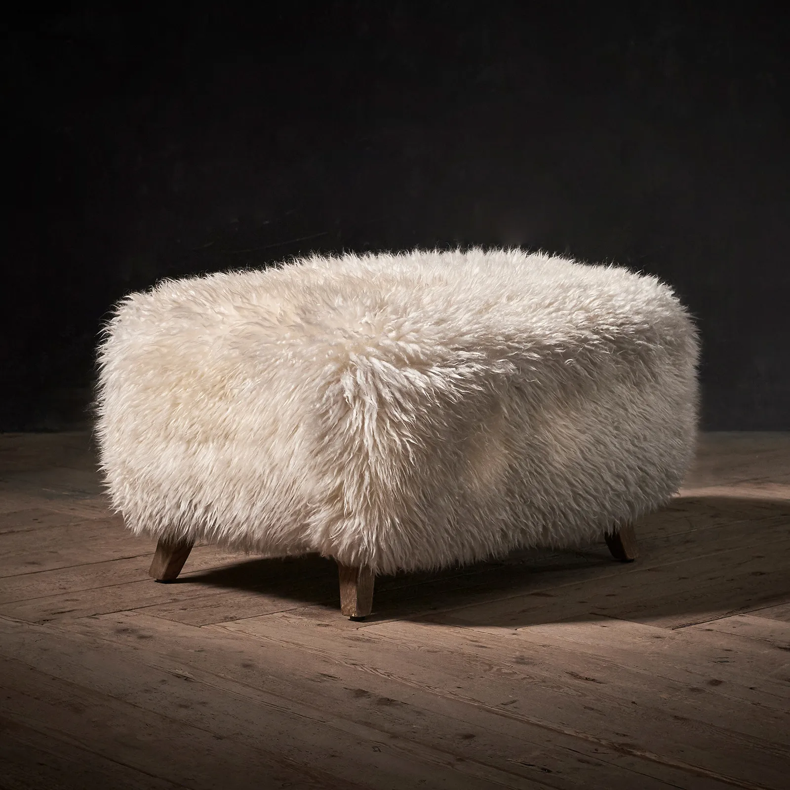 Timothy Oulton Cabana Footstool, Neutral Fabric | Barker & Stonehouse 3