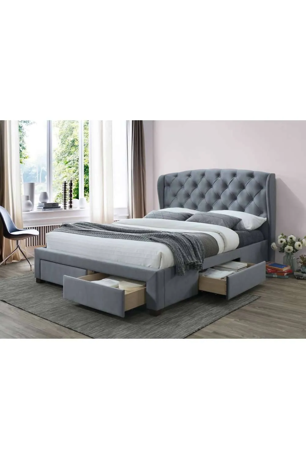 Birlea Hope Bed in Grey 1