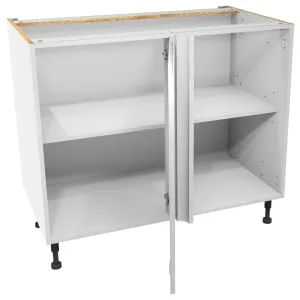 Wickes Madison Matt White Corner Base Unit - 1000mm 2